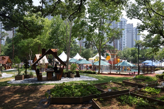의왕시 18일 청계동 소재 가막들공원 물놀이장 개장식 개최