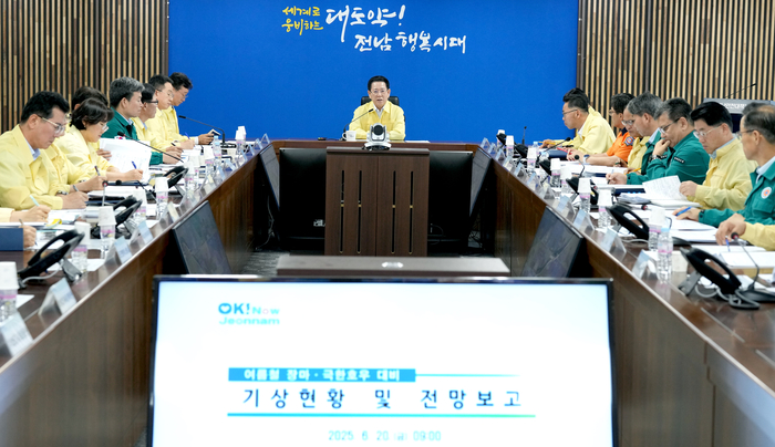김영록 전남지사 “재난, 과하다 싶을 정도 철저한 대비