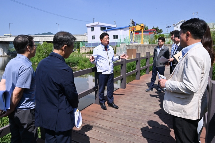 전진선 양평군수 양근천 로드체킹