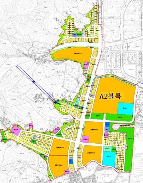 광명시 토지이용계획도