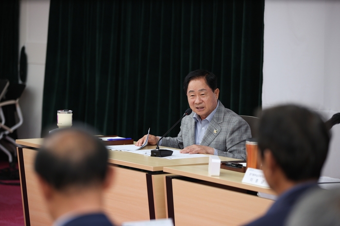 주광덕 남양주시장 24일 '2025년 2분기 진심소통 기업인 정례 간담회' 주재