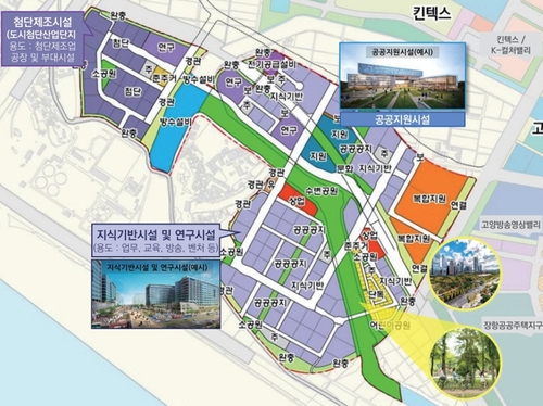 고양특례시 일산테크노밸리 구역도