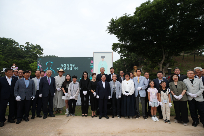 남양주시 27일 다산 정약용 선생 영정 및 동상 제막식 개최