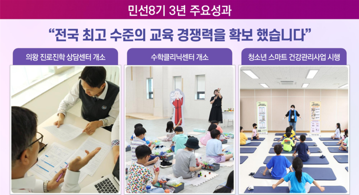 의왕시 민선8기 3주년 기자회견 발표 자료