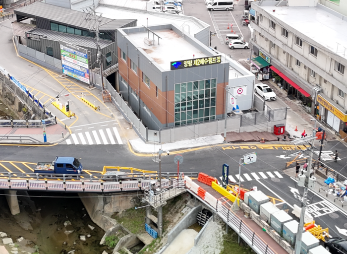 양평군 제2배수펌프장 전경