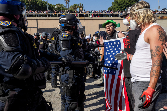 USA-MIGRATION/PROTEST-LOS ANGELES