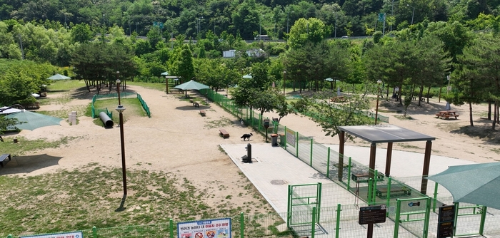 안양시 삼막애견공원 전경