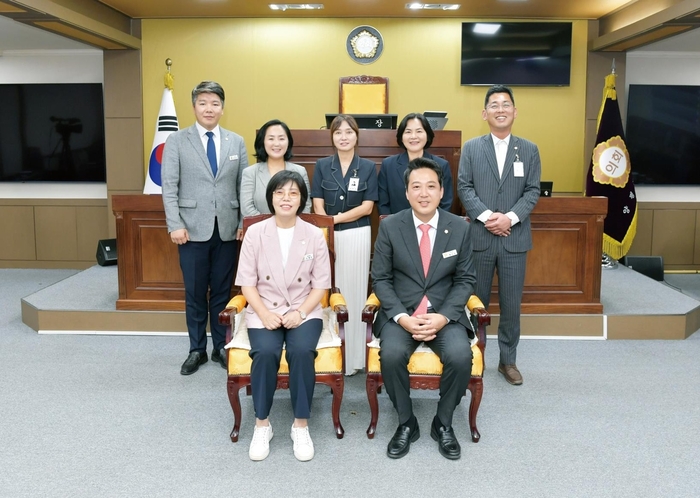 제9대 양평군의회 의원들