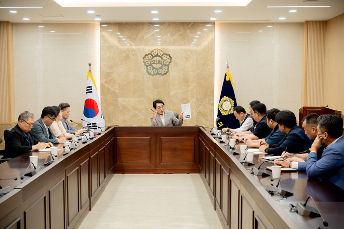 조성대 남양주시의회 의장 7일 한국노총 임원진과 간담회 개최
