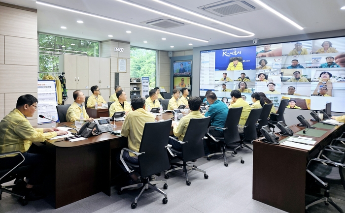 시흥시 8일 '폭염 대응 추진 상황 점검회의' 개최