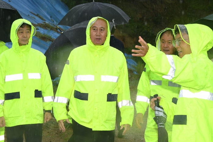 박형덕 동두천시장(중) 태풍 대비 안전 상황 점검