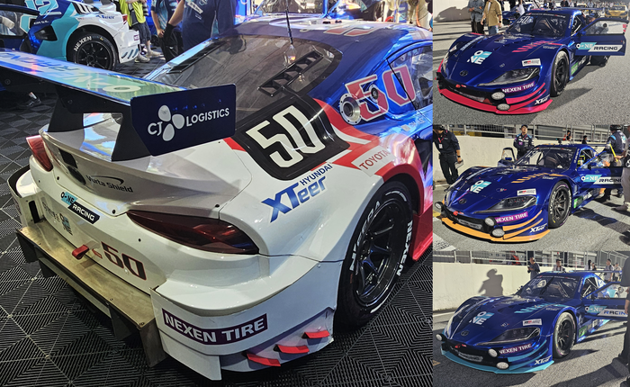 오네 레이싱(O-NE Racing) 팀의 차량들. 사진=박규빈 기자