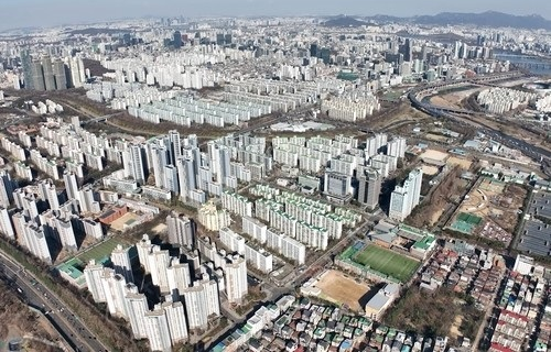 개포우성 7차 재건축단지 전경