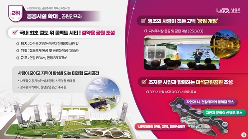 주광덕 남양주시장 21일 취임 3주년 기자회견 발표 내용