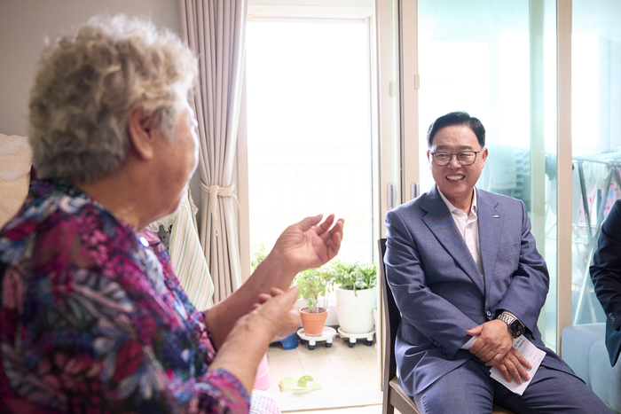 강수현 양주시장 21일 폭염 취약계층 안부인사