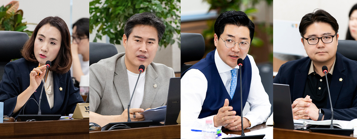 김포시의회 정영혜-오강현-김기남-이희성 의원
