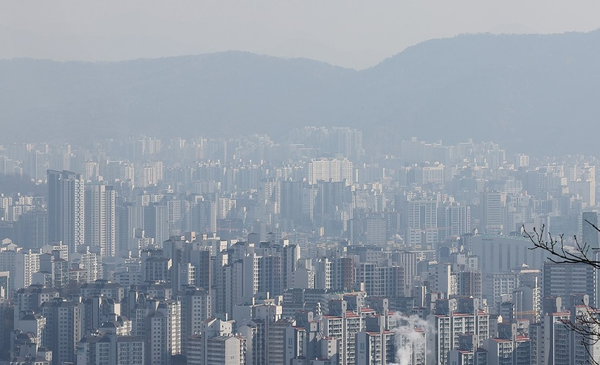 서울 아파트 단지.