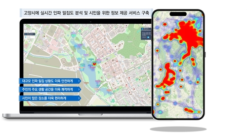 고양특례시 실시간 데이터 기반 인파관리서비스