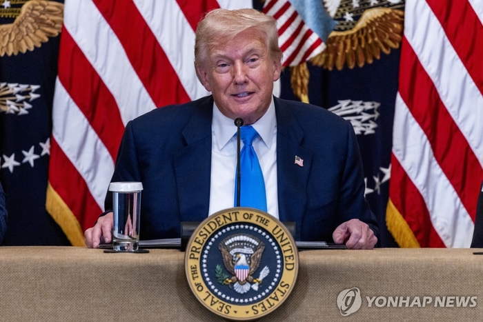 도널드 트럼프 미국 대통령.