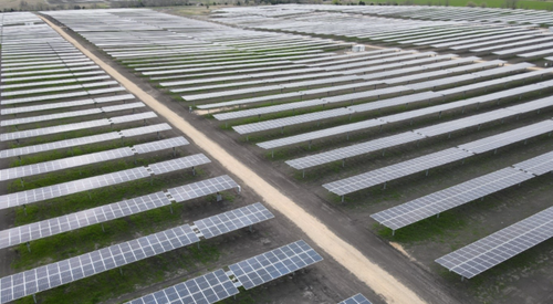 한화큐셀이 2021년 완공한 미국 텍사스주 168MW 규모 태양광 발전소