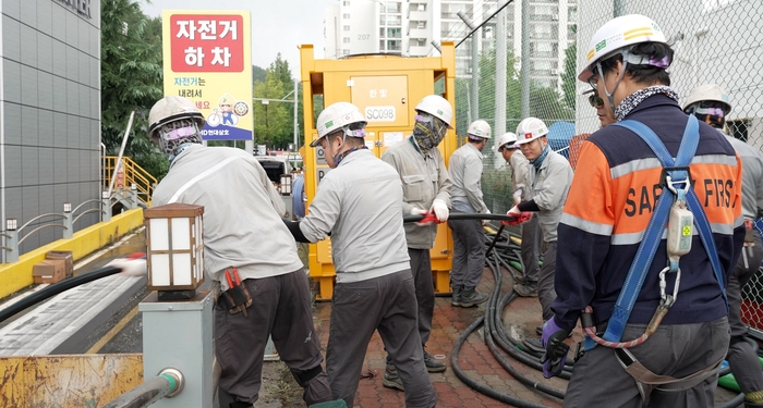 HD현대삼호, 변전소 응급 복구 완료…전력 공급 '정상화'
