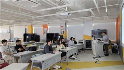 경복대학교 안전보건학과 연구팀 ㈜영우산업에 프로젝트 진행 중간보고 진행