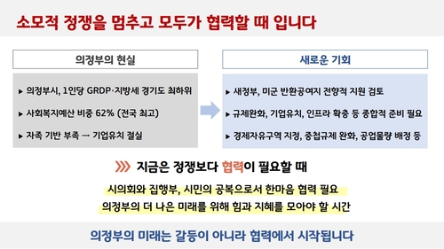 강현석 의정부시 부시장 20일 기자회견 발표 내용