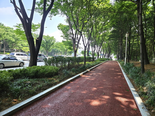 고양특례시 백마로 미세먼지 저감 도시숲 사업지