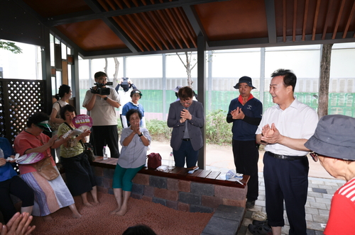 의왕시 22일 오전진달래공원 황톳길 개장식 개최