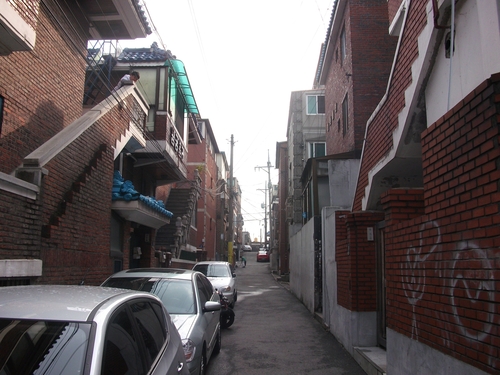 가로주택정비사업이 추진 중인 광명시 광명7동 새터마을 일원