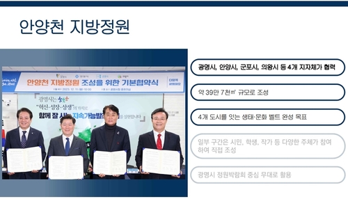 광명시 27일 정원도시 정책 언론브리핑 발표 자료