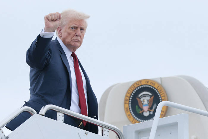 US-PRESIDENT-TRUMP-TRAVELS-TO-BEDMINSTER-FOR-THE-WEEKEND
