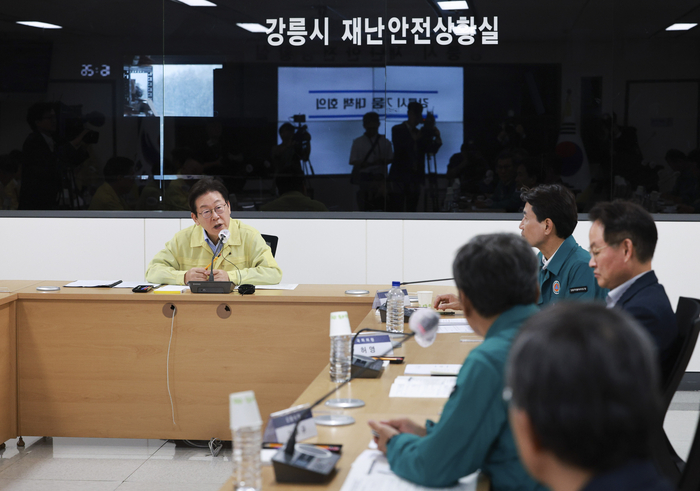 이재명 대통령, 강릉 가뭄 대책 회의 발언