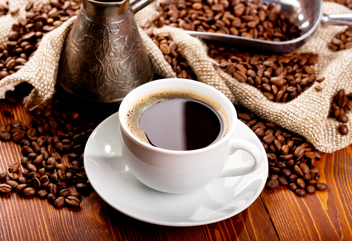 cup of black coffee
