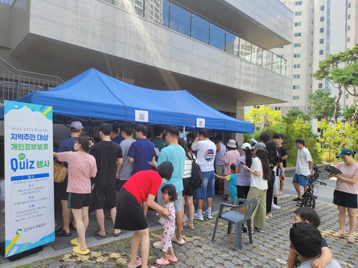 경북개발공사, '개인정보보호 퀴즈'로 주민 참여형 보안문화 확산