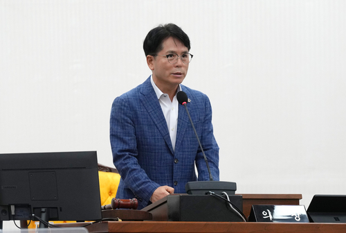 금광연 하남시의회 의장 제342회 임시회 개회사 발표