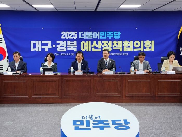 민주당, 대구·경북 내년도 국비 확보 논의