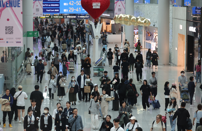 인천국제공항 제1여객터미널 면세구역 모습. 사진=연합