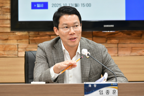 임종훈 포천시의회 의장 13일 '10월 현안 간담회' 주재