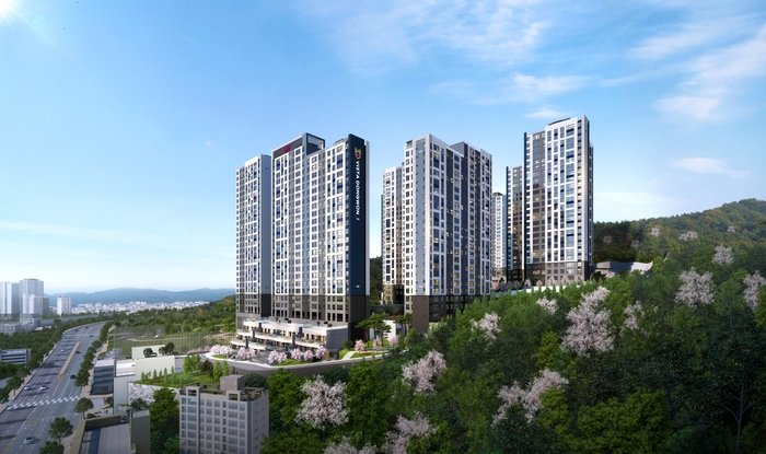부산 사상구 일원에 들어서는 '더파크 비스타동원' 조감도