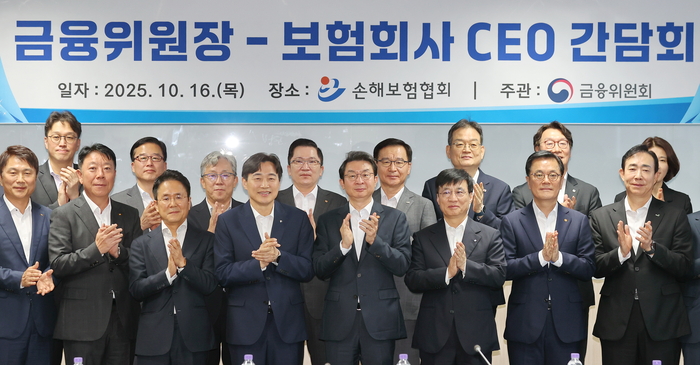 금융위 보험사 CEO 간담회