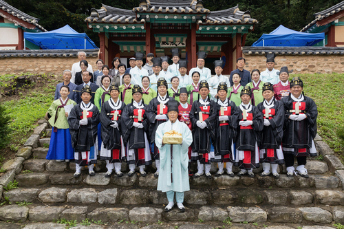신현철 고양시의회 부의장 18일 고양향교 '공자 탄강 2576주년 추기 석전대제' 초헌관으로 참여