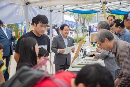 주광덕 남양주시장 2025년 제5회 N티스트 페스티벌 개막일 현장 방문