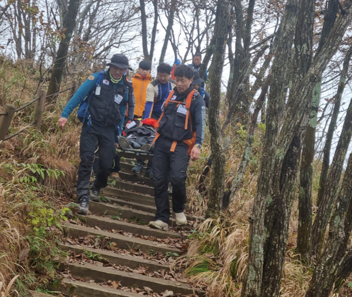 치악산산악구조대 구조활동