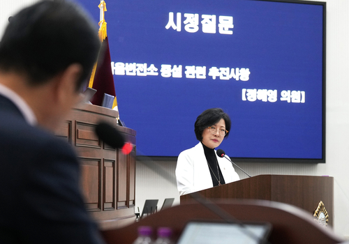 정혜영 하남시의회 의원 21일 시정질문