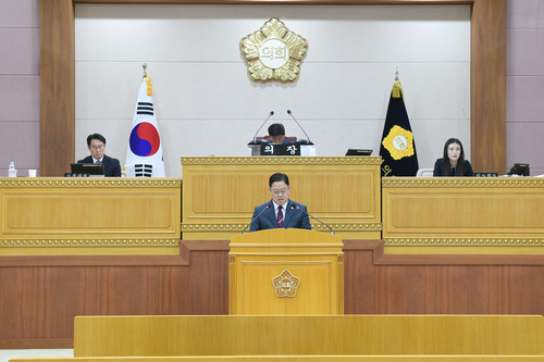 김현수 양주시의회 의원 24일 '2025년 제2회 추가경정예산안 및 기금운용계획 변경 4차안' 심사 결과 보고
