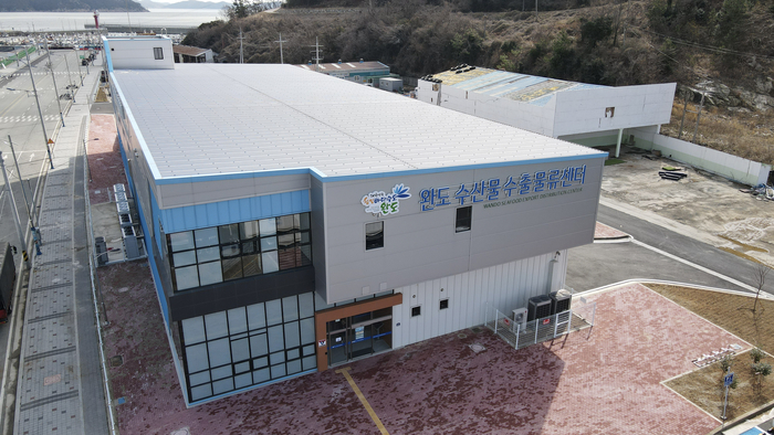 완도 수산물 수출물류센터, 활 전복 수출 확대 힘쓴다!