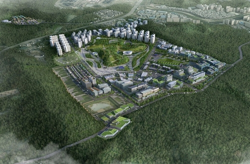 안양시 박달스마트시티 조감도