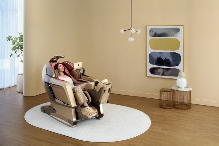 바디프랜드의 에스테틱 헬스케어로봇 '퀀텀 뷰티캡슐'. 사진=바디프랜드