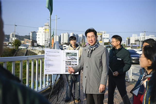 월운정교 도로개선사업 현장점검